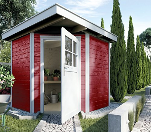weka Gartenhaus 229 Gr.1, schwedenrot, 21 mm
