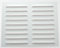 Haeusler-Shop - Rejilla de ventilación (aluminio, 40 x 50 cm, con alambre), color blanco