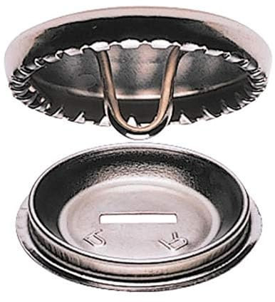 Prym Couverture Boutons, Acier,Laiton Inoxydable, Multi, Un Taille, Set de 100 Pièces