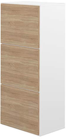 Symbiosis 4003 a2134 a00 Schuhschrank Holz Weiß/Eiche/Natur 50 x 118,7 x 33,1 cm
