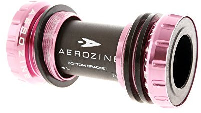 Aerozine BB-08-XC MTB Tretlager BB englisches Gewinde BSA 68 73 mm Keramiklager 90 g (Rosa)