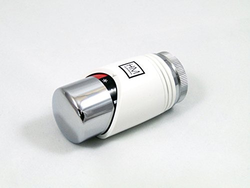 HM Heizkörper Thermostatkopf HM Design mit Logo | weiß