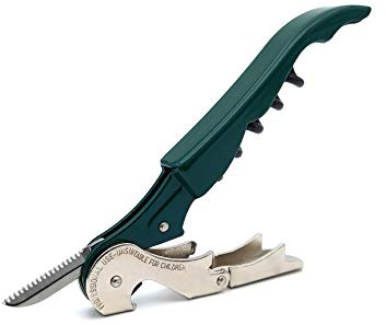 Pulltap's Genuine Classic 500 Corkscrew Wine Key Bottle Opener (Verde Oscuro - Dark Green)