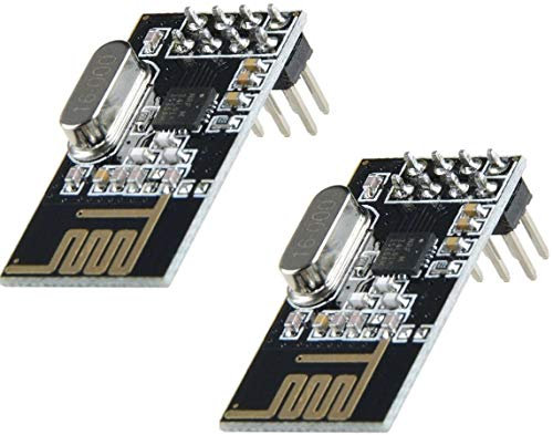2pcs NRF24L01 2.4GHz Wireless Transceiver Module for Arduino Microcontroller | 2 Stück NRF24L01 2,4 GHz Wireless Modul für Arduino, ESP8266, Raspberry Pi, etc.