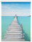 Lichtblick Klemmfix Tageslicht-Rollo mit Motiv, ohne Bohren, Blickdicht, Seitenzugrollo, Made in Germany, EL Mar - Blau 80 cm x 150 cm (B x L)