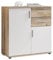 Bobby Kommode in Old Style Optik, Weiß - Modernes Sideboard mit viel Stauraum für Ihren Wohnbereich - 80 x 82 x 35 cm (B/H/T)