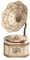 Robotime Modernes 3D-Grammophon aus Holz TG408