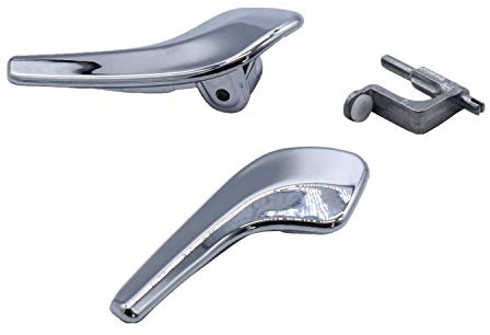 TAKPART 2x Türgriff Innentürgriff Rechts+Links Chrom für Corsa D 2006-2014