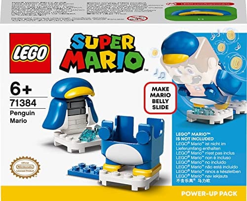 LEGO 71384 Super Mario Pinguin-Mario Anzug Power Up Pack, Erweiterungsset, Kostüm zum Rutschen