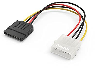 Hama 5,25-Adapter auf SATA, Strom