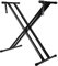 Trintion X Frame Music Keyboard Stand - 49cm-97cm Adjustable Universal Classic & Electronic Piano Stand with Locking Straps (7 Position Folding Height)