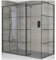 Milano Barq Black Grid Corner Shower Enclosure Return Light Grey Tray - 1700mm x 900mm
