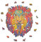 Woody Puzzles® Löwe Jigsaw Holz-Puzzle für Erwachsene & Kinder, Lovely Lion, 296 Teile, Gr. XL, 41,37 x 48,98 cm