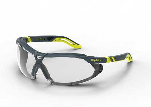 HexArmor VS450G Safety Glasses with Removeable TPE Gasket, Clear Lens, TruShield Anti-Fog Coating