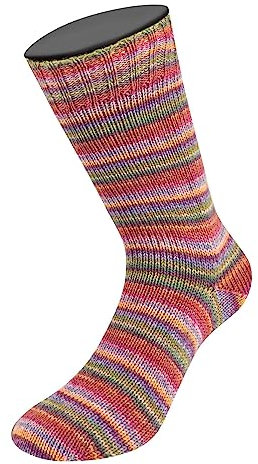 LANA GROSSA Landlust die Sockenwolle | Garn aus Merinowolle in verschiedenen Farben | Handstrickgarn aus 80% Schurwolle (Merino) & 20% Polyamid | 100g Wolle zum Stricken & Häkeln | 420m Garn FB803