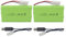 2PCS 9.6V 2800mah AA Batteries Rechargeables avec Prise Tamiya & 2PCS Ligne de Chargement USB pour Voitures-Jouets RC Camions Chars Véhicules d'ingénierie pour Bateaux RC