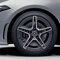 DualColorStampe Aufkleber Streifen Kompatibel mit Mercedes-Benz AMG Alufelgen 18 Zoll Rad Felgen Streifen Aufkleber Auto Sport Code 0338 (mattschwarz)