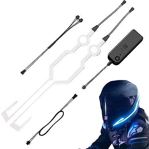 fanelod Motorradhelme Lichtleiste | LED-Licht für Motorradhelme,Wasserdicht erhöht die Sicherheit und Sicht und ist mit den meisten Motorradhelmen kompatibel