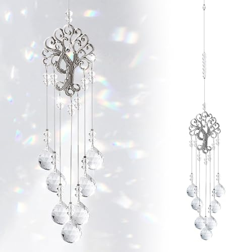 SPHERETRON Suncatcher Prismen Crystal Rainbow Fensterdek,Suncatcher Prismen | Cristales para colgar, atrapasueños de ventana, para jardín, hogar, oficina, ventana y decoración de habitaciones.