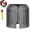 Outer Filter Cover for Dyson Airwrap Styler HS01 HS05, Detachable Dustproof Filter Cover Attachment with Filter Cleaning Brush (Grey)