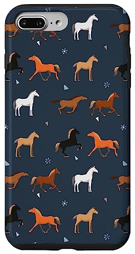iPhone 7 Plus/8 Plus Horses Pattern Case - Animal Lover Horses Case