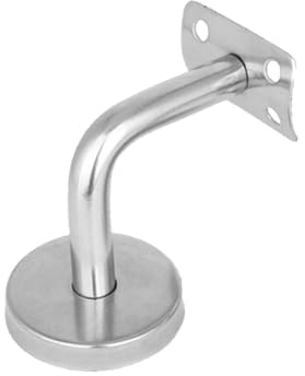 CENPEK 2PCS Stainless Steel Handrail Brackets Handrail Connector Handrail Wall Mount Tilt Adjustable for Indoor and Outdoor Handrails