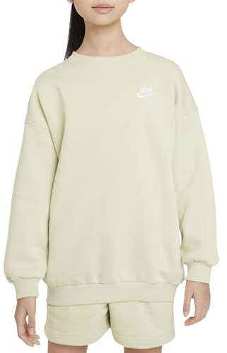 Nike Mädchen Nike G NSW Club FLC Ovrszd Crew Lbr Sweatshirt Sweatshirt