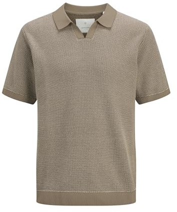 JACK & JONES Jprcceaston Knit Split Neck Ss Sn