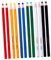 DRESSOOS 12st Wachsmalstift Buntstifte Für Kinder Fettstift Schwarz Wachs-zeichenmarker Bunte Zeichenwachsstifte Kleidungsstücke, Buntstifte, Bleistifte Leichter Wachsstift Farbstift Papier