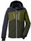 Killtec Herren Skijacke Funktionsjacke mit Kapuze und Schneefang KSW 306 MN SKI Jckt wasserdicht, Winddicht, atmungsaktiv 00788-moos XL
