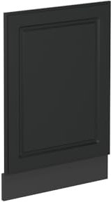 Vicco Frontblende R-Line, Geschirrspüler Fronttür, Anthrazit Landhaus, 45 cm ohne Arbeitsplatte
