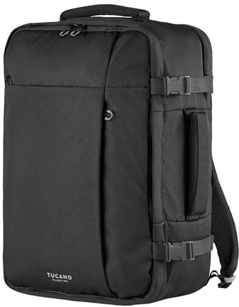 Tucano Tugo, Mochila para Hombre, Negro, Medium