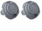 Jotekonoby 2 Pack Grey Spool Cap Cover For Black & Decker STC5433 STC5433PC HDL Edge Cutters 90588530 Replacement Part Lawn Trimmer Accessory Garden Tool