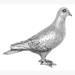 Zinn Anstecker Vögel Tauben