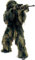 Red Rock Outdoor Gear Herren Woodland Ghillie Tarnung Jagdbekleidung, Schwarz, M-L EU
