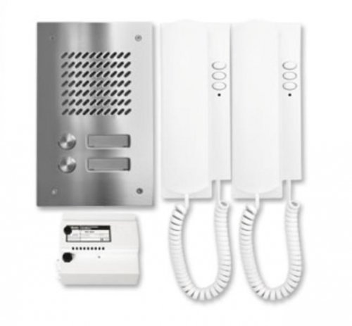 Globe Warehouse Türsprech-Set, 2 Teilnehmer INOX-Edelstahl