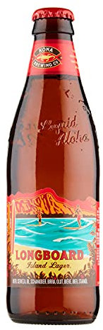 Kona Longboard Island Lager Bier 355 ml 4,6 % Vol. Flasche