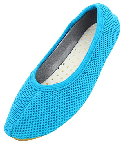 Beck Unisex Kinder airbecks Gymnastikschuhe, Türkis, 34 EU