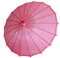 AAF Nommel ® Deko- Kinder- Sonnenschirm aus Stoff und Holz pink, 077