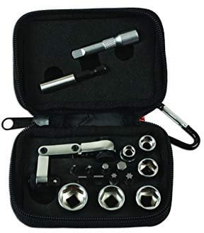 Laser 6945 Mini Flexi Ratchet Socket and Bit Set 17pc