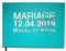 UTTSCHEID Livre d'or Mariage Personnalisé - Lettres chromées ou dorées -100 Pages - Qualité Premium Bleu Calanque