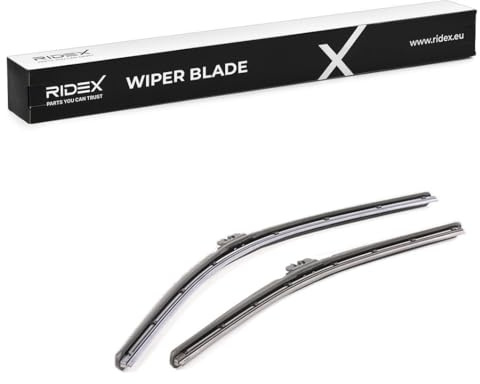 RIDEX Scheibenwischer Set Wischerblätter Satz mit Spoiler Vorne Länge 1: 575mm Länge 2: 450mm Kompatibel mit ALFA ROMEO 159 Sportwagon 939 Flachbalkenwischblatt Rahmenlos 298W0020