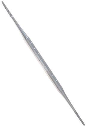 Otto Herder Manicure Eckenfeile Edelstahl 13 cm Länge für feine Arbeiten am Nagel