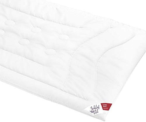 SCHLAFSTIL Faserbettdecke F400, Extrawarm, Quallofil Premium 3D-Markenfaser Größe 135x200