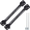 2X Black Automatic Closing Garden Gate Spring Closers 8 (200mm) Swing Fence Replace