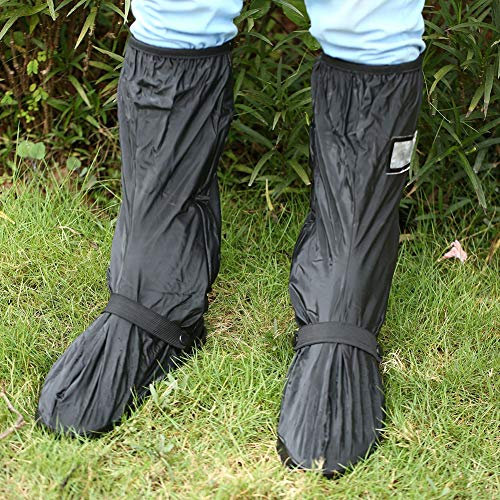 Wasserdichte Regenstiefel-Schuhabdeckung | Motorrad Roller Fahrrad Radfahren Wasserdichte rutschfeste Schuhe Abdeckung für Outdoor-Wanderungen Camping Angeln, um Schuhe trocken zu halten(XL-Schwarz)