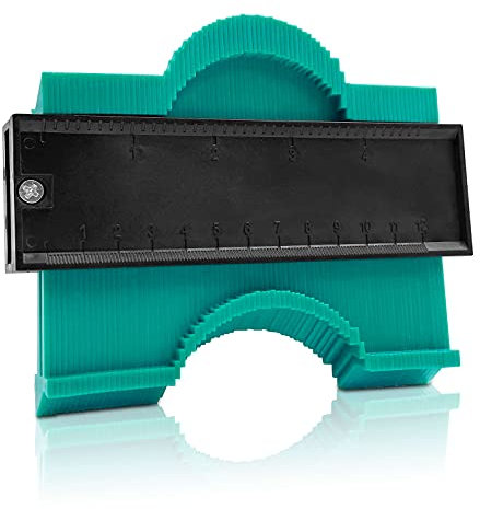 CZ Store®-calibro per contorni-✮✮GARANZIA A VITA✮✮-sagoma per ritaglio in plastica-duplicatore di contorno per materiali in legno/acciaio inossidabile/carrozzeria- duplicatore di contorno