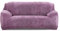 PETCUTE Sofabezüge Elastische 2 Sitzer Sofabezüge Dicke couchbezug Sofa Überwürfe Sofahusse Helles Lila