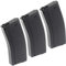 Airsoft Softair CYMA 3pcs 140rd Mid-Cap Mag Metall Magazin für D-Boys Classic Army WE SRC JG E&C CYMA Tokyo Marui M4 M16 Serie AEG Schwarz