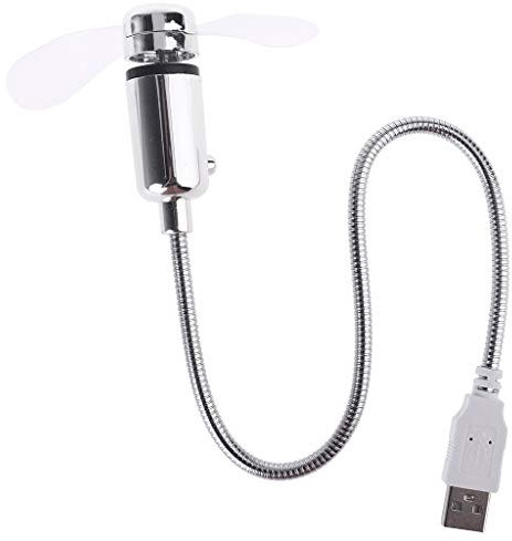 Ocobudbxw Ventilateur de Refroidissement USB Flexible à économie d'énergie avec Interrupteur pour Ordinateur Portable